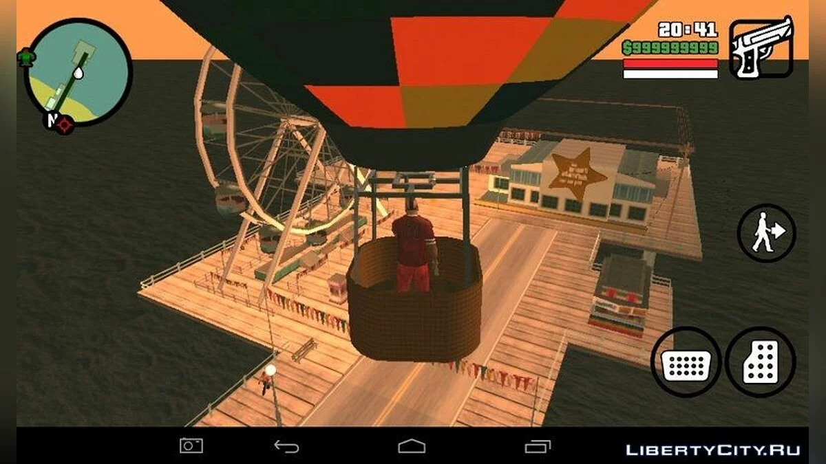 Мод повітряної кулі / GTA San Andreas (iOS, Android)