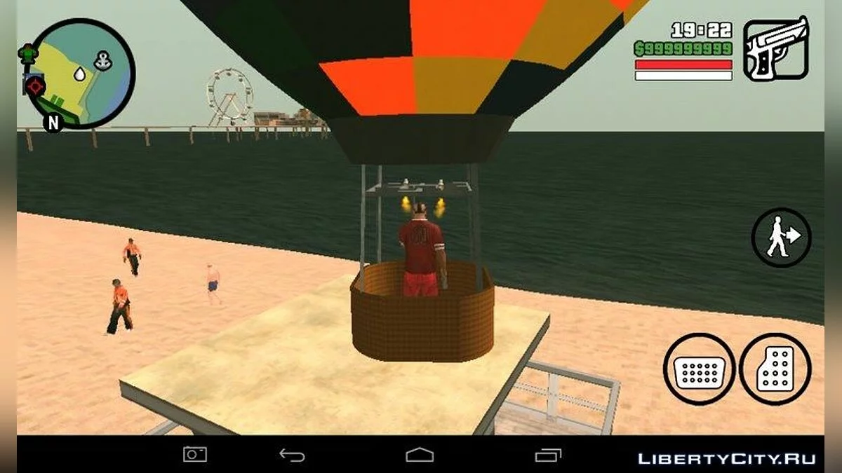Мод повітряної кулі / GTA San Andreas (iOS, Android)