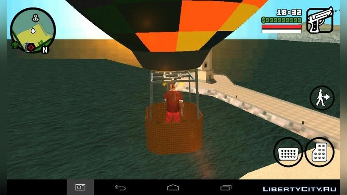 Мод повітряної кулі / GTA San Andreas (iOS, Android)