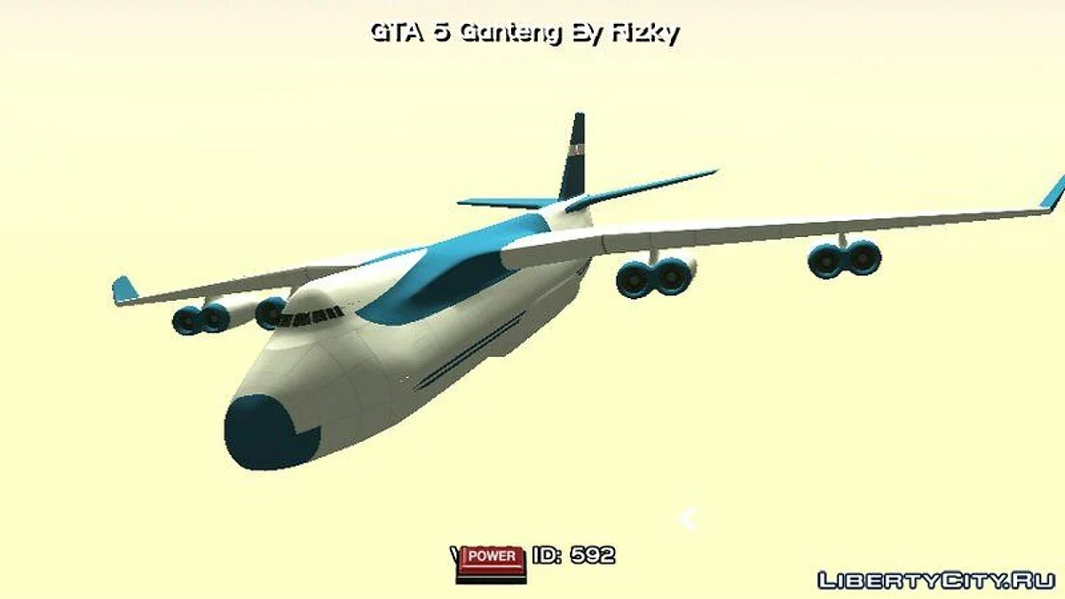 Літак з GTA 5 / GTA San Andreas (iOS, Android)