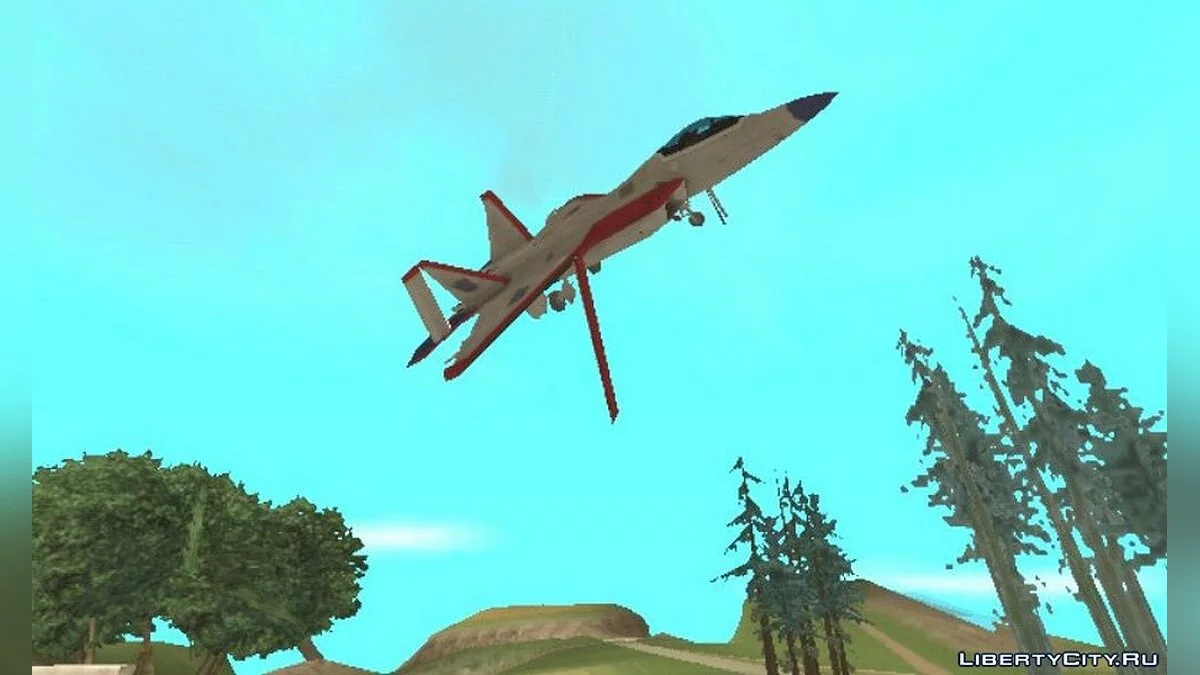 F-22 Old Starscream / GTA San Andreas (iOS, Android)