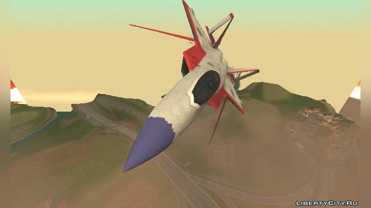 F-22 Old Starscream / GTA San Andreas (iOS, Android)