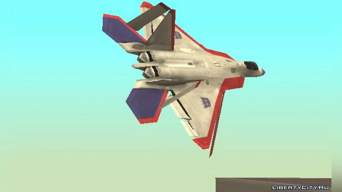F-22 Old Starscream / GTA San Andreas (iOS, Android)