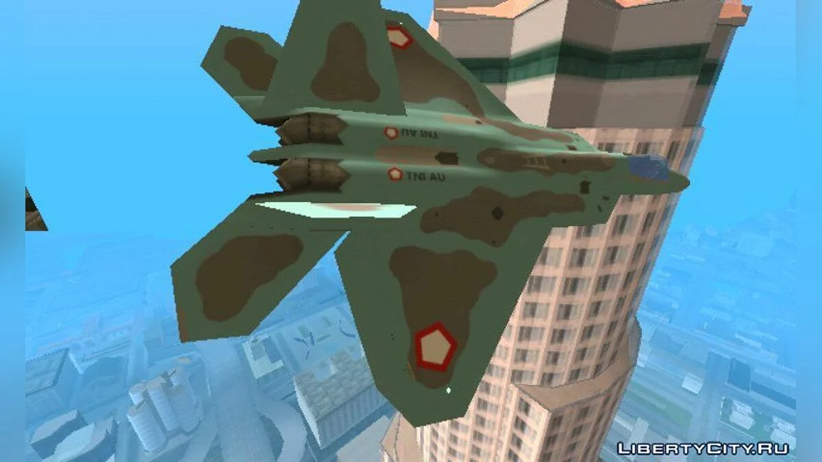 F-22 رابتور TNI AU / سلاح الجو الإندونيسي / GTA سان أندرياس (iOS، أندرويد)