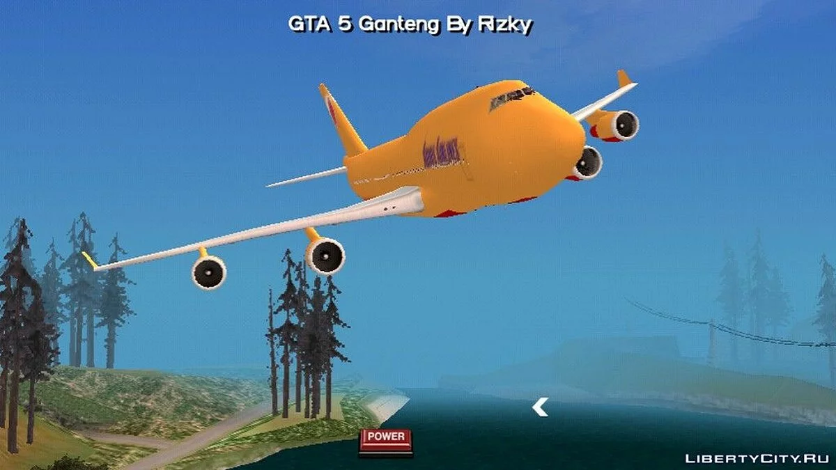 Boeing Airplane with Adios Airline Livery / GTA San Andreas (iOS, Android)