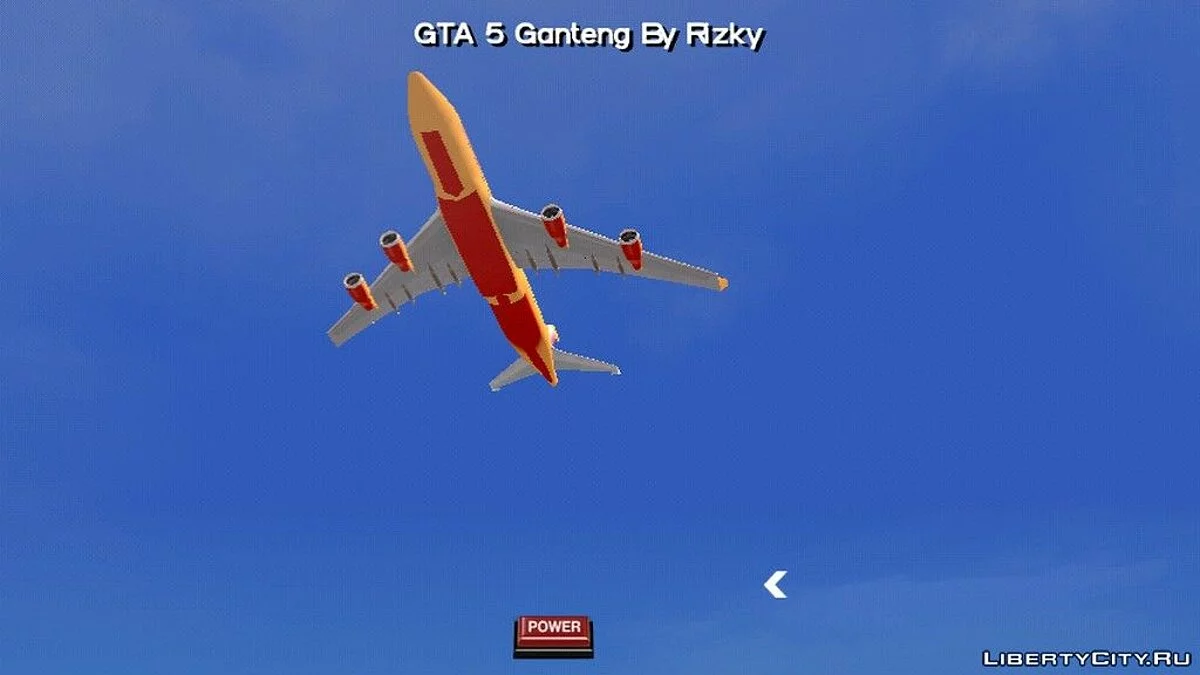 Boeing Airplane with Adios Airline Livery / GTA San Andreas (iOS, Android)