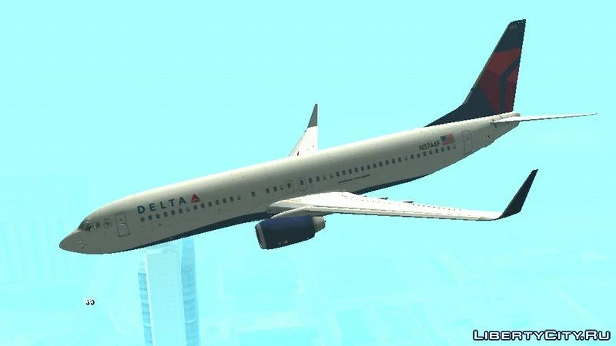 B737-800 Delta Airlines / GTA San Andreas (iOS, Android)