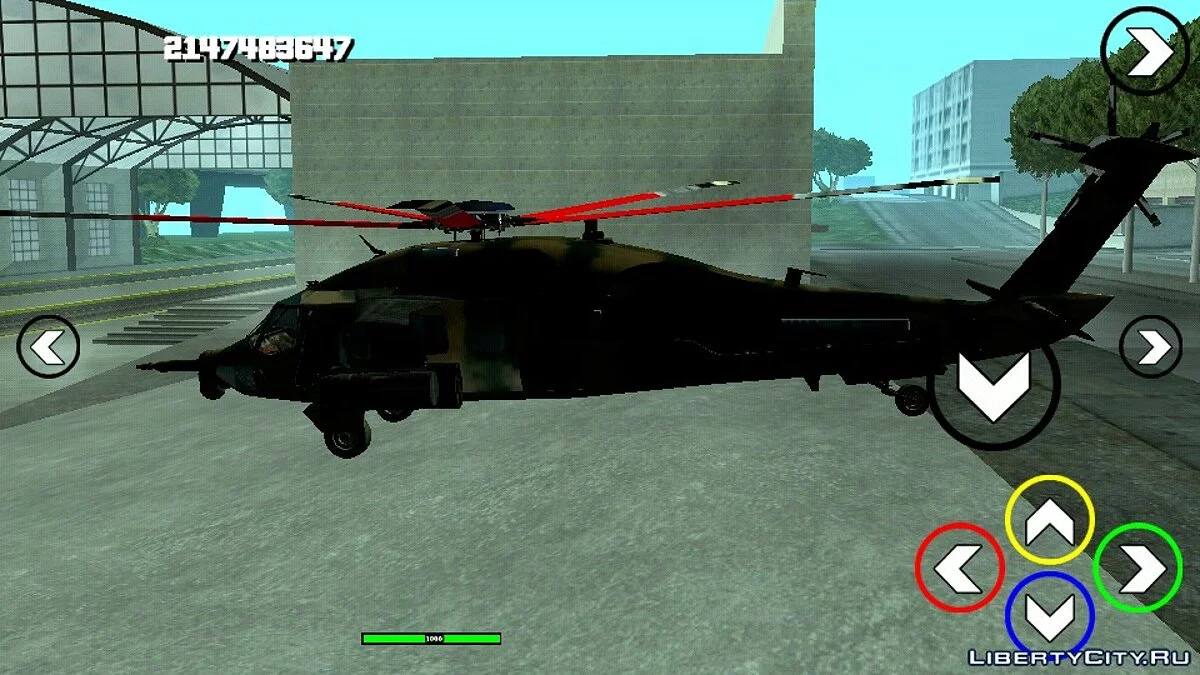 Чорний Яструб Рейнданс (тільки DFF) / GTA San Andreas (iOS, Android)