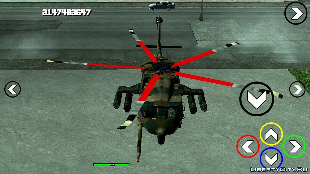 Чорний Яструб Рейнданс (тільки DFF) / GTA San Andreas (iOS, Android)