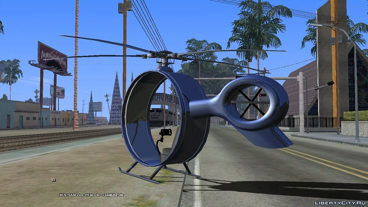 Helicóptero Futurista (apenas DFF) / GTA San Andreas (iOS, Android)