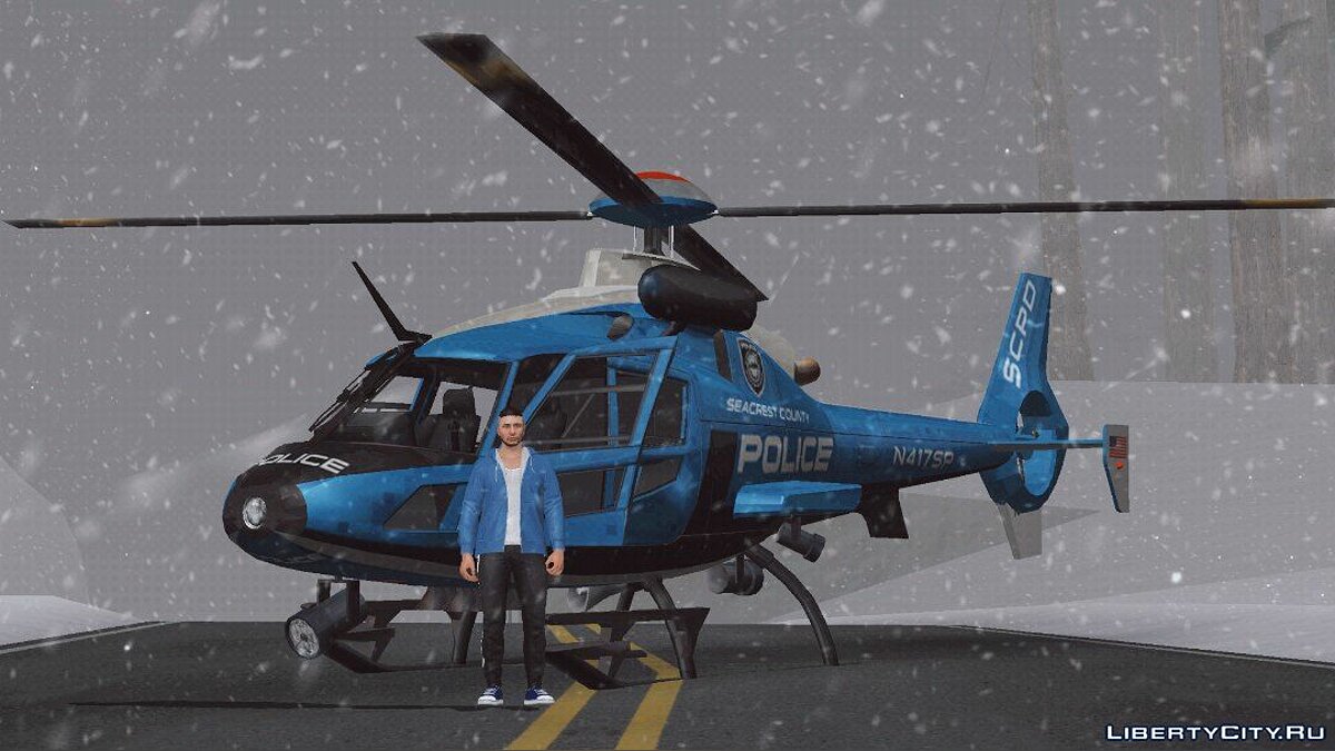 V to SA - Helicóptero da Polícia - MixMods
