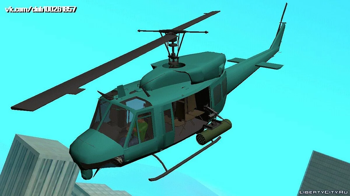 Bell UH-1N Twin Huey (DFF only) / GTA San Andreas (iOS, Android)