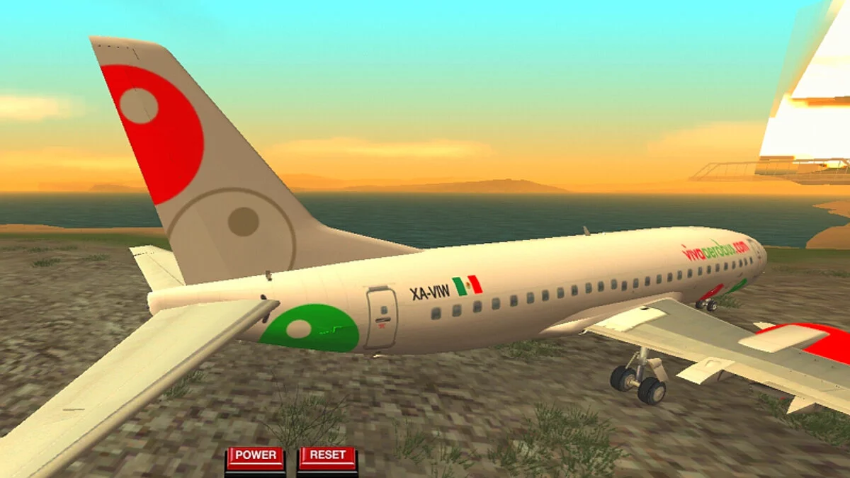 Boeing 737 «VivaAerobus» / GTA San Andreas (iOS, Android)