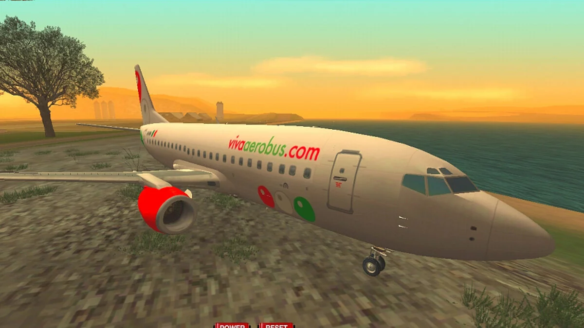 Boeing 737 «VivaAerobus» / GTA San Andreas (iOS, Android)
