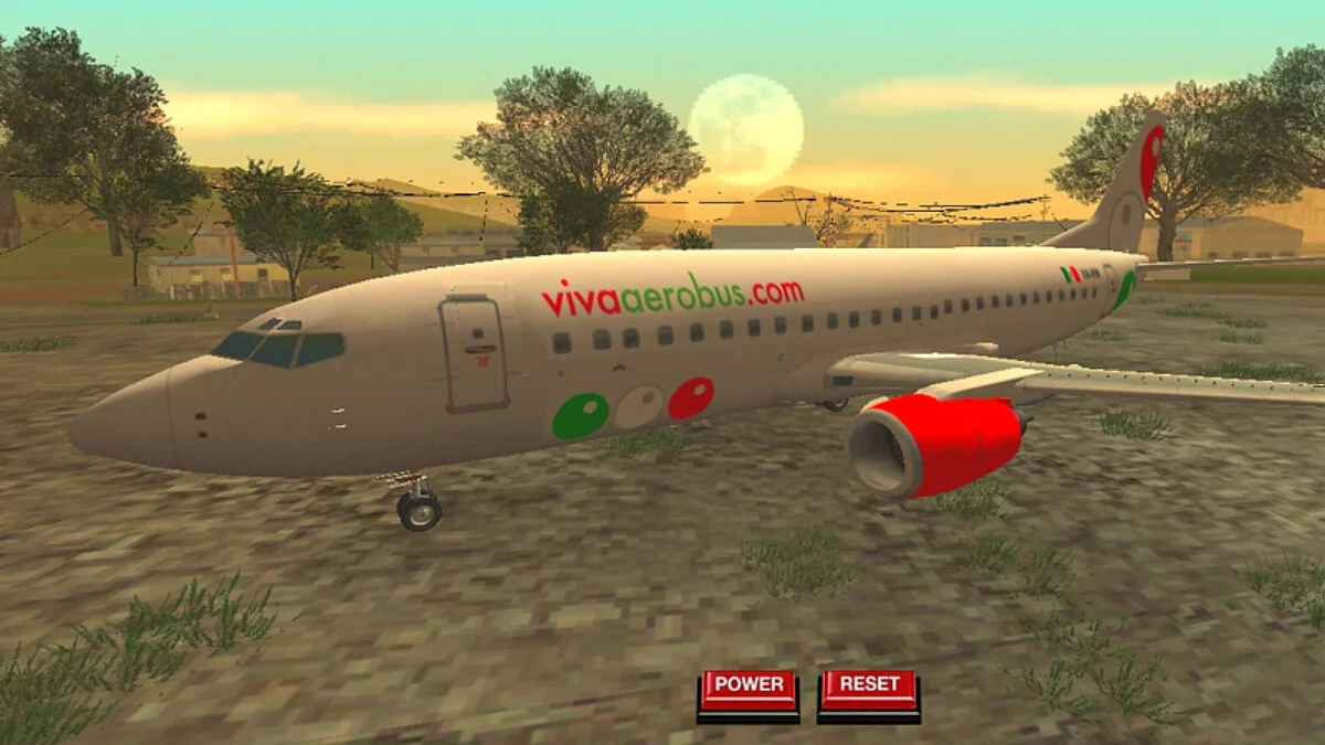 Boeing 737 «VivaAerobus» / GTA San Andreas (iOS, Android)