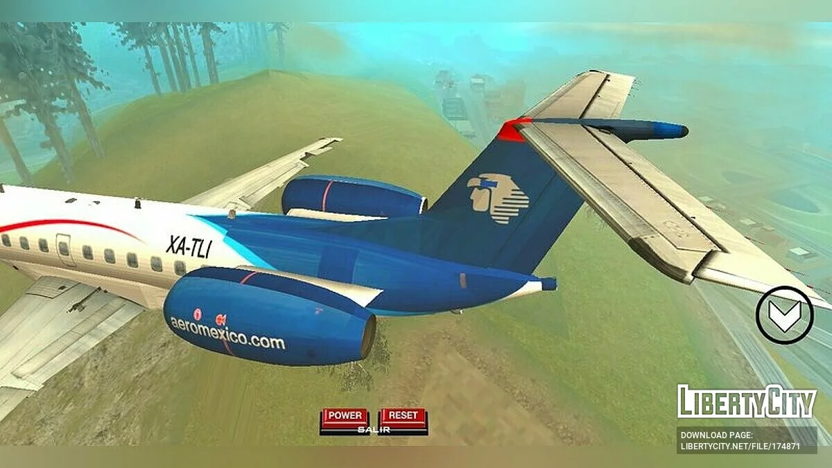 AeroMexico Plane / GTA San Andreas (iOS, Android)