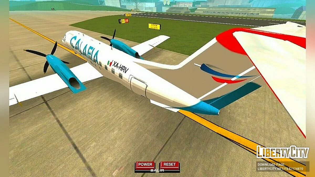 Embraer EMB 120 de Calafia / GTA سان أندرياس (iOS، أندرويد)