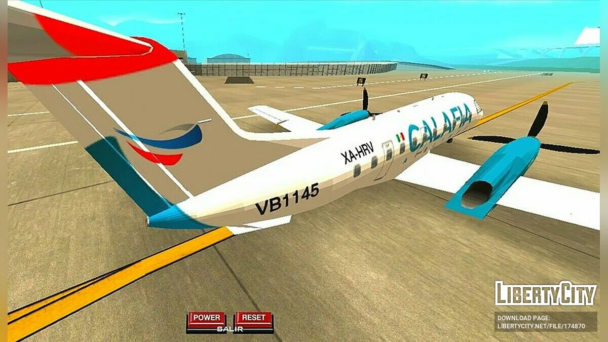 Embraer EMB 120 de Calafia / GTA سان أندرياس (iOS، أندرويد)