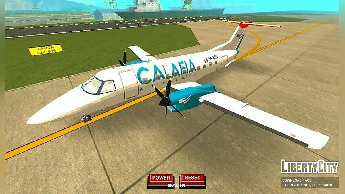Embraer EMB 120 de Calafia / GTA سان أندرياس (iOS، أندرويد)