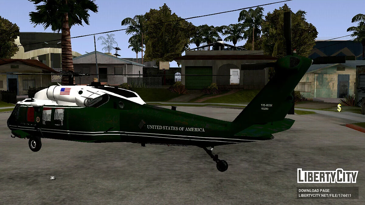 VH-60N 白鹰 / GTA San Andreas (iOS, Android)