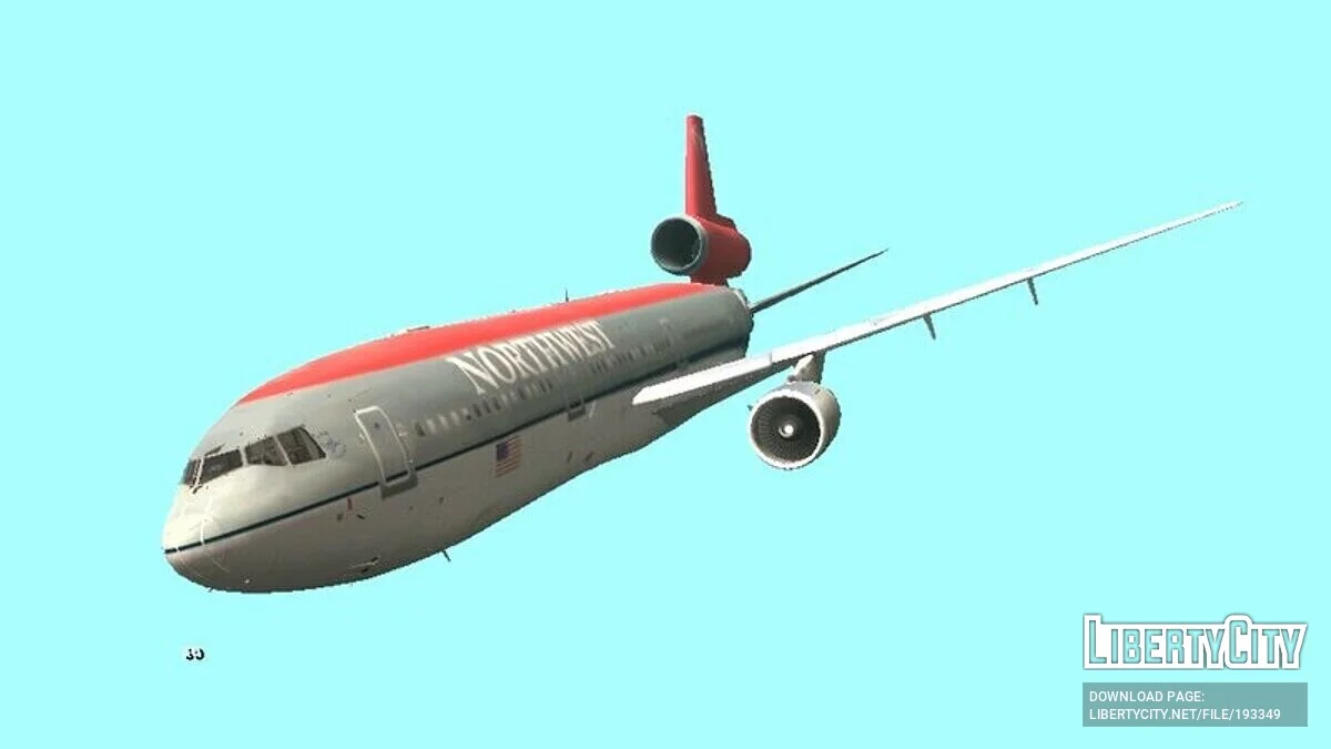 Northwest DC10 / GTA San Andreas (iOS, Android)