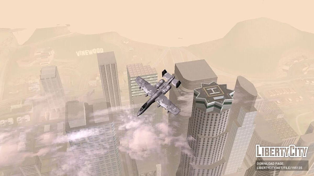 A-10 Thunderbolt [DFF Only] / GTA سان أندرياس (iOS، أندرويد)