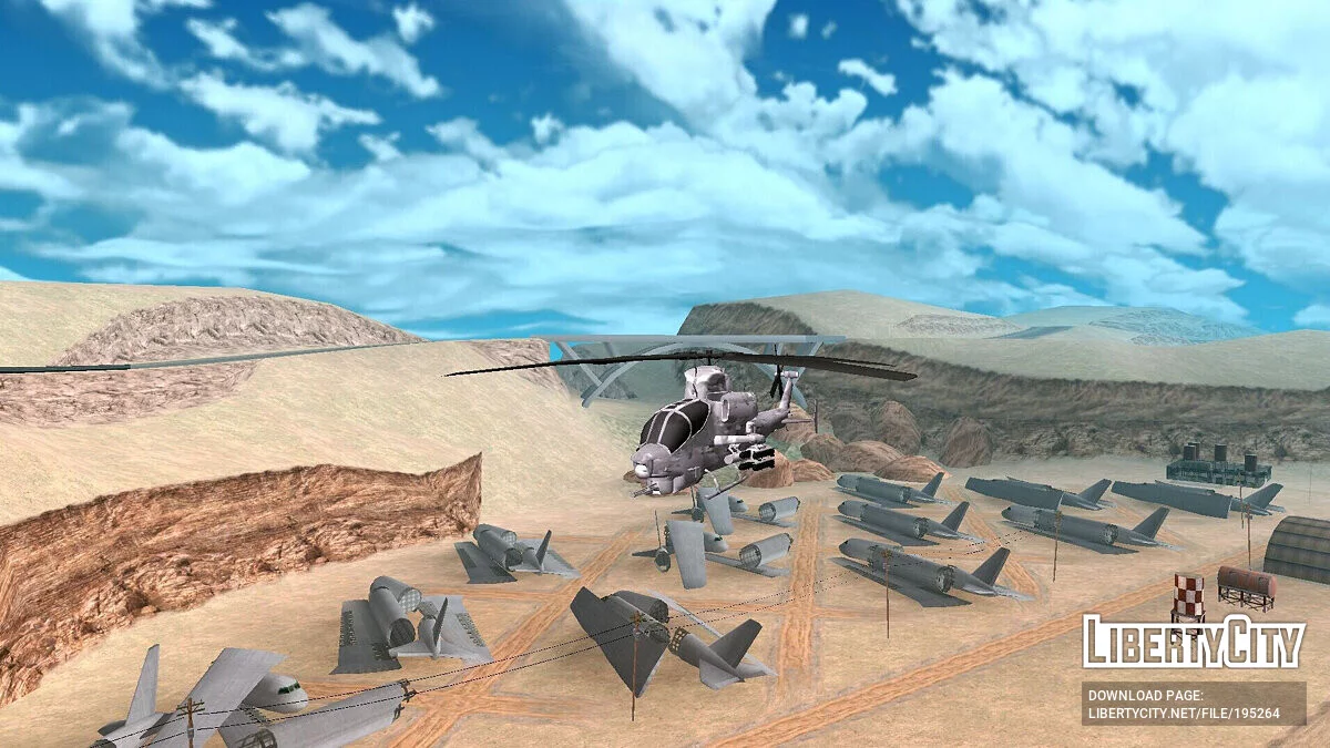 AH 1Z Viper [DFF Only] / GTA San Andreas (iOS, Android)