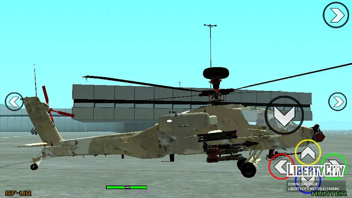 AH-64 Hunter / GTA San Andreas (iOS, Android)