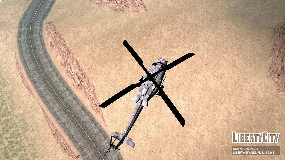 Bell UH-1Y Venom [лише DFF] / GTA San Andreas (iOS, Android)