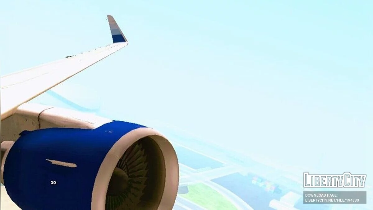 Boeing 767-223 United Airlines / GTA San Andreas (iOS, Android)
