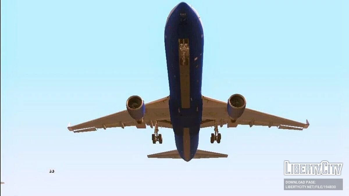 Boeing 767-223 United Airlines / GTA San Andreas (iOS, Android)