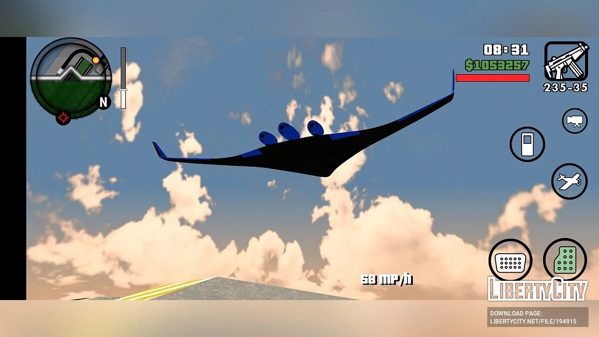 Boeing 797 [DFF only] / GTA San Andreas (iOS, Android)