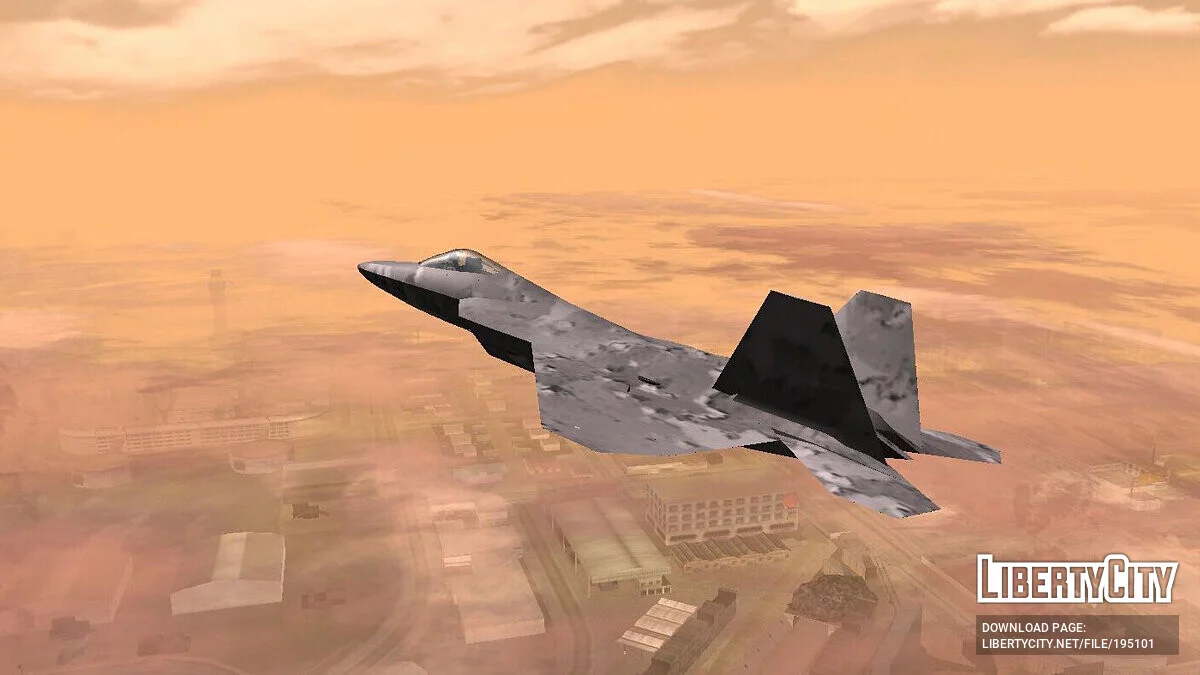 F-22 [Hanya DFF] / GTA San Andreas (iOS, Android)