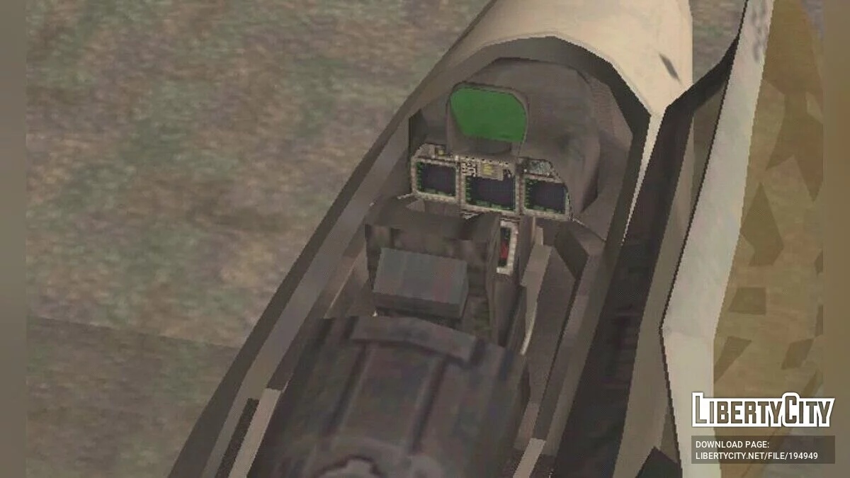 F-22 رابتور نسخة نظيفة / GTA سان أندرياس (iOS، أندرويد)