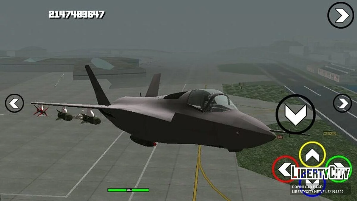 F-35 Hydra V2 Fix / GTA San Andreas (iOS, Android)