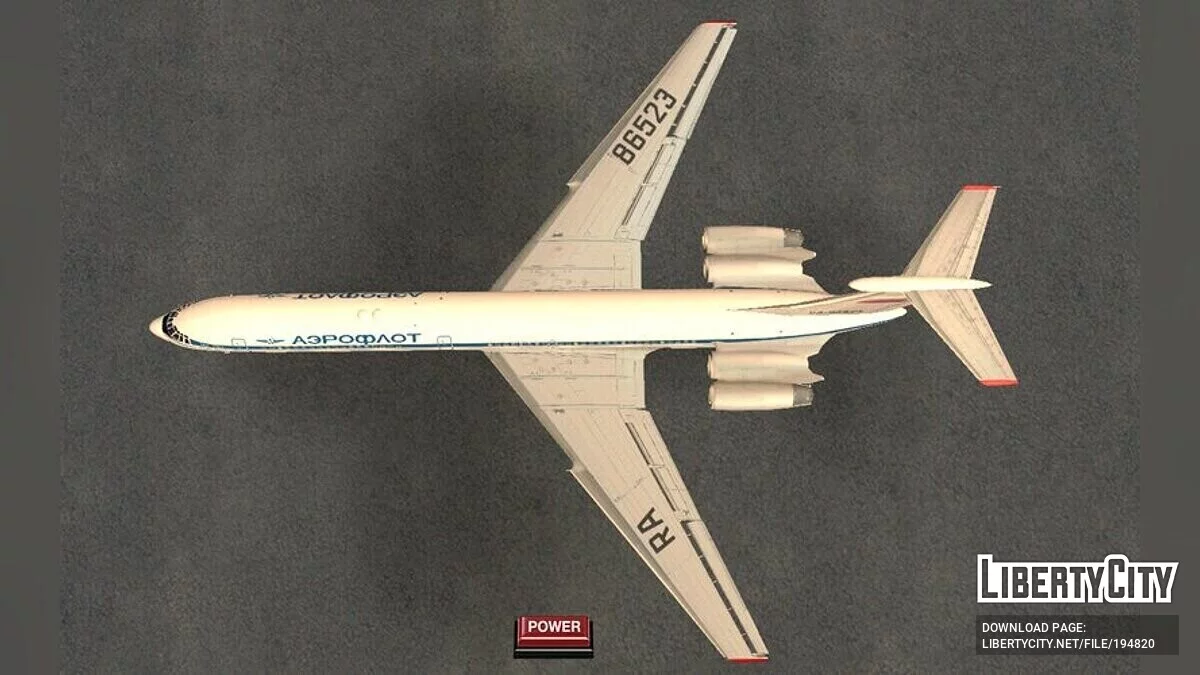 Ilyushin Il-62M / GTA San Andreas (iOS, Android)