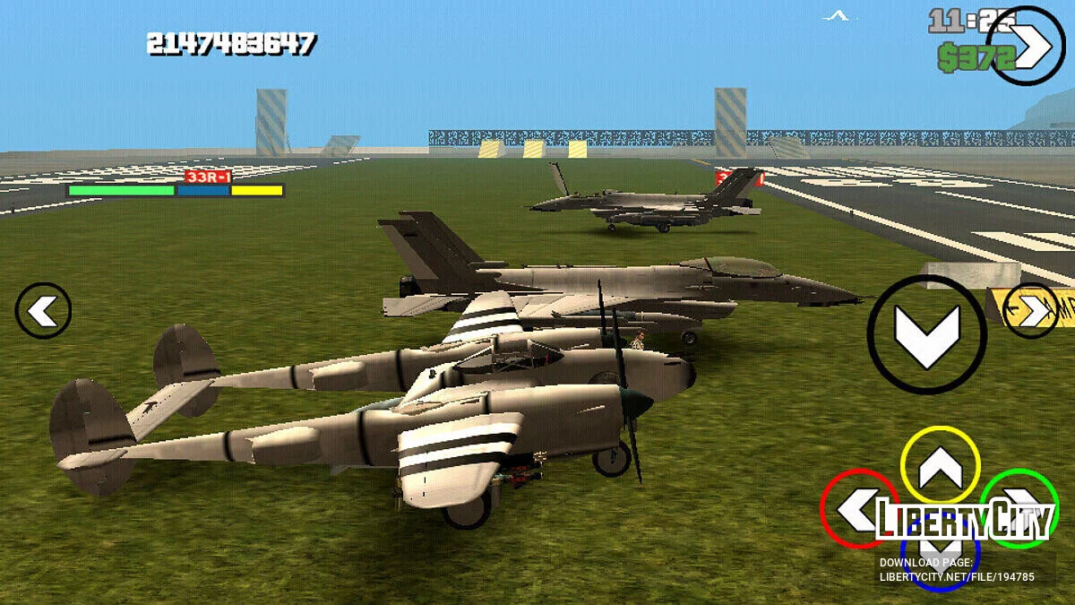 P38 Lightning и P996 Lazer / GTA San Andreas (iOS, Android)