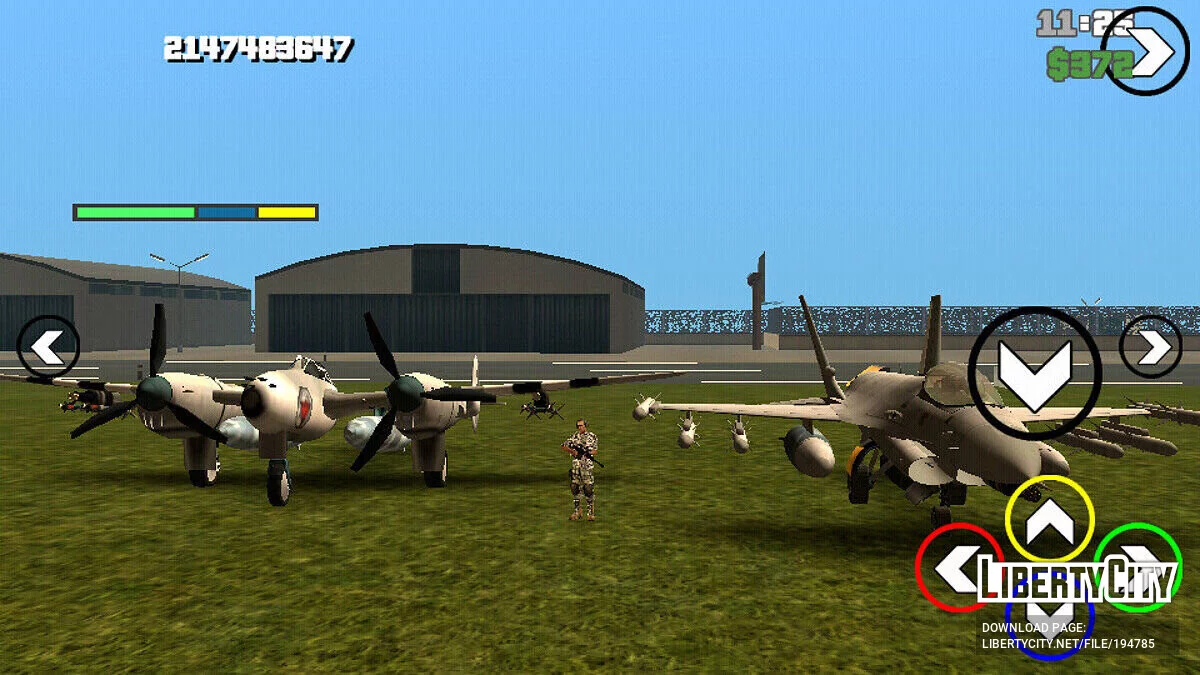 P38 Lightning и P996 Lazer / GTA San Andreas (iOS, Android)