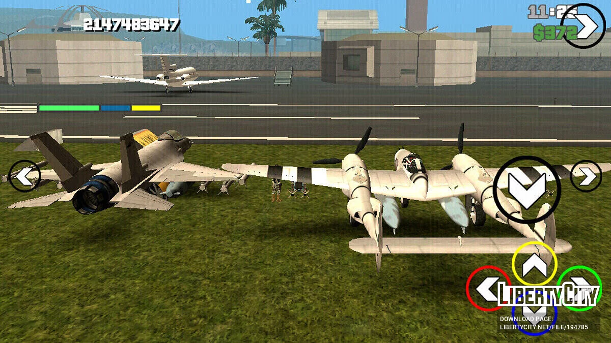 P38 Lightning и P996 Lazer / GTA San Andreas (iOS, Android)