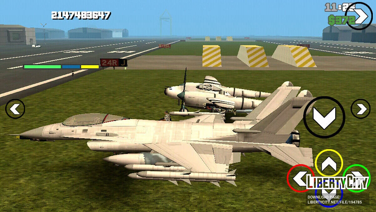 P38 Lightning и P996 Lazer / GTA San Andreas (iOS, Android)