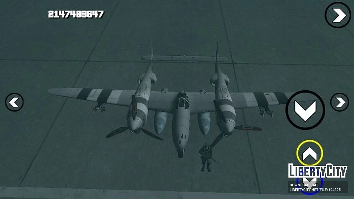 P38 Lightning Rustler / GTA San Andreas (iOS, Android)