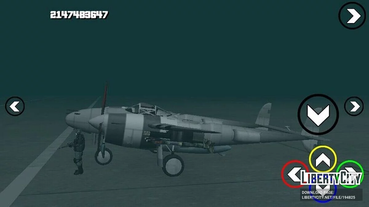 P38 Lightning Rustler / GTA San Andreas (iOS, Android)