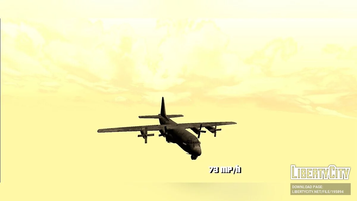 AC-130 [Лише DFF] / GTA San Andreas (iOS, Android)
