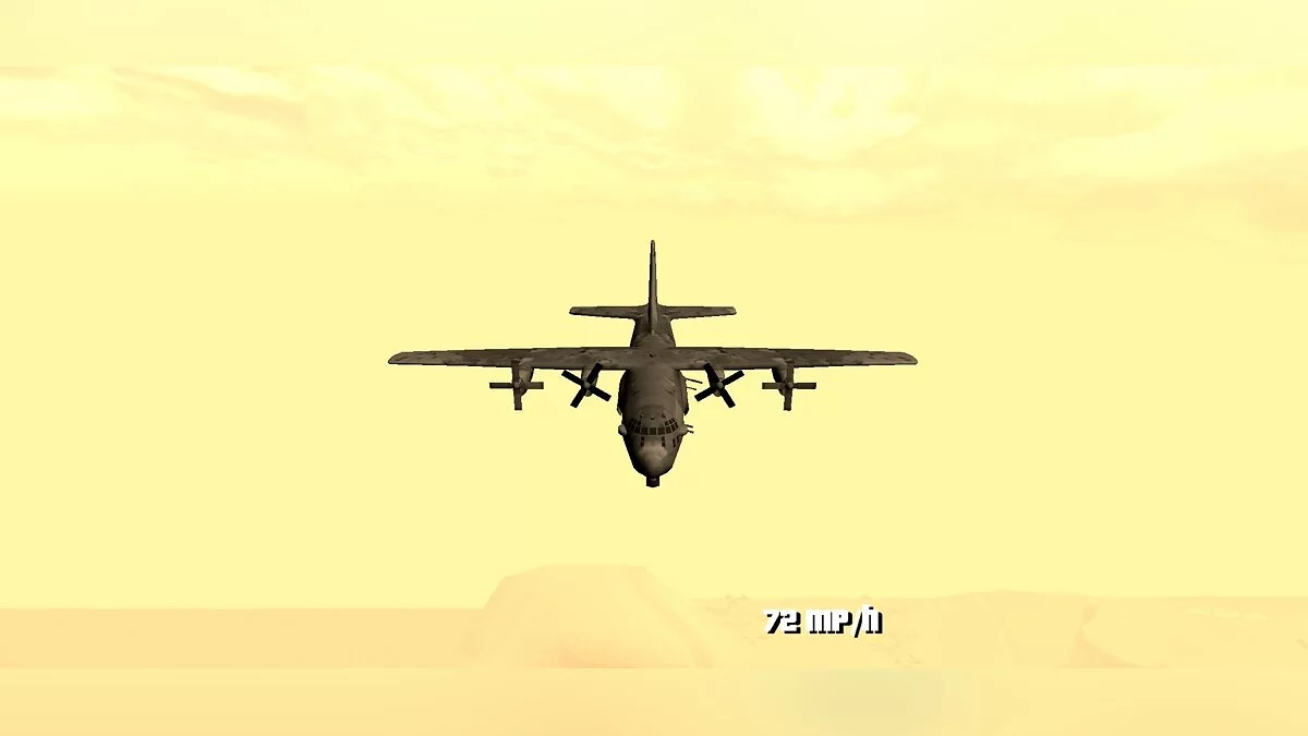 AC-130 [Лише DFF] / GTA San Andreas (iOS, Android)