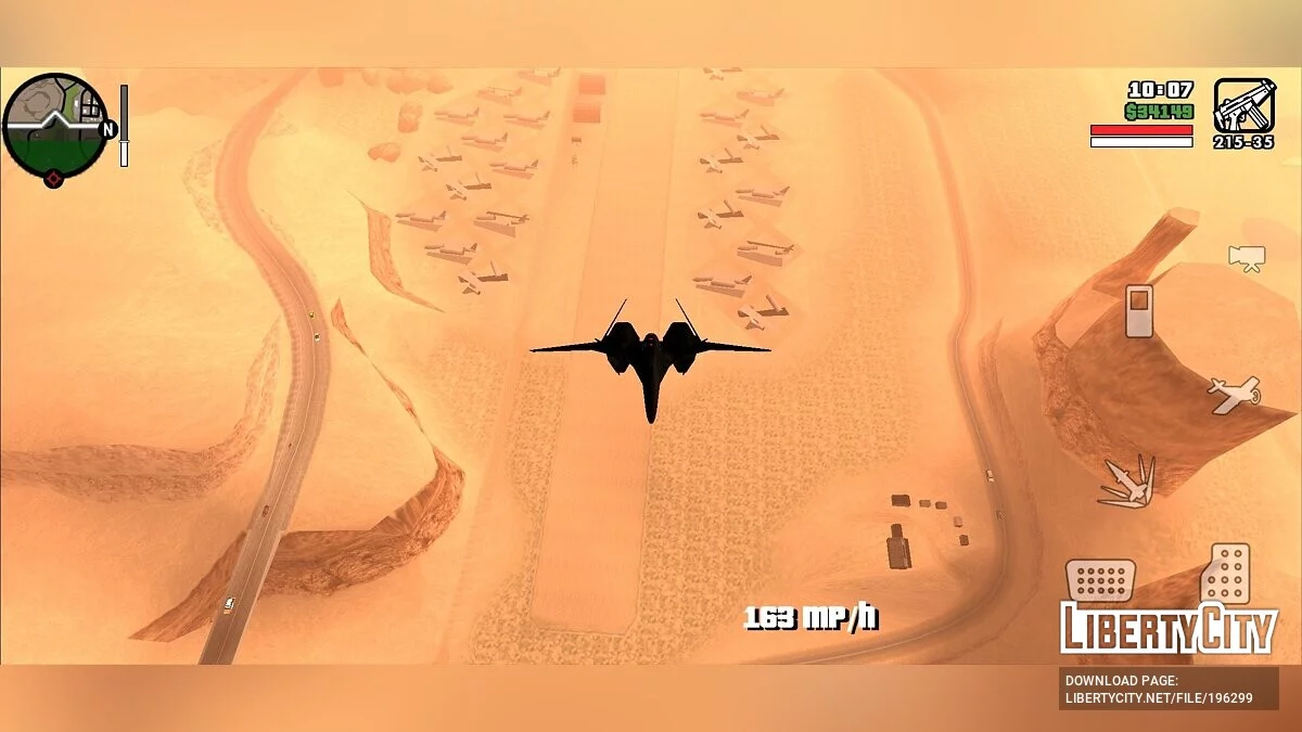 ADF-01 FALKEN [DFF only] / GTA San Andreas (iOS, Android)