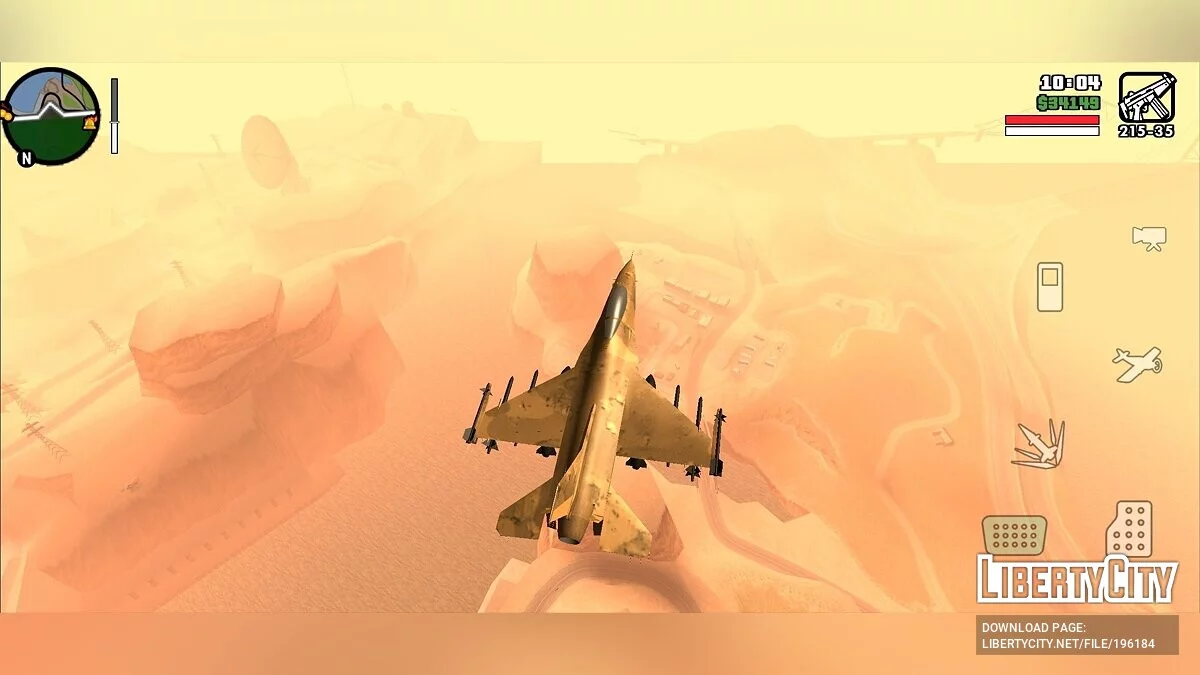 F-16 [DFF Only] / GTA San Andreas (iOS, Android)