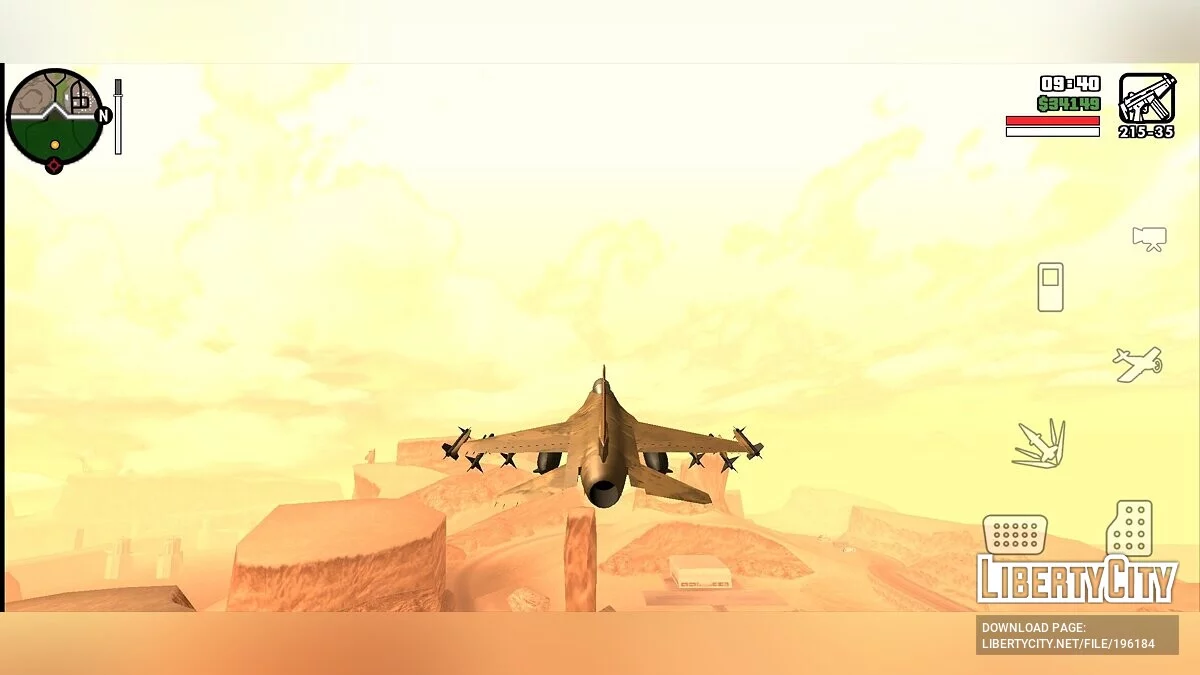 F-16 [DFF Only] / GTA San Andreas (iOS, Android)