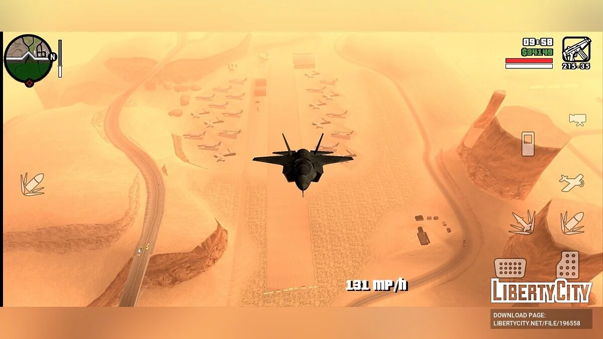 F-35 [Лише DFF] / GTA San Andreas (iOS, Android)