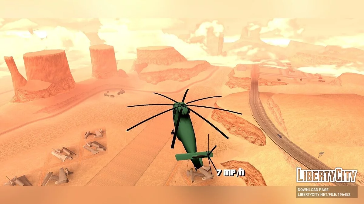 ميل مي-26 مدني [DFF فقط] / GTA سان أندرياس (iOS، أندرويد)