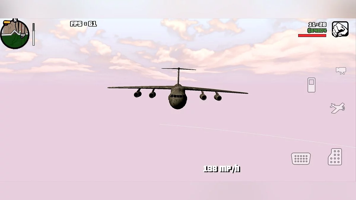 Lockheed C-141 [DFF Only] / GTA San Andreas (iOS, Android)